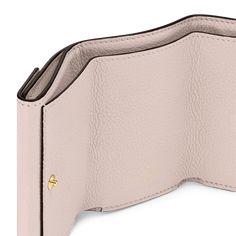 LOUIS VUITTON® - Lockmini Wallet - Greige Luxury Compact Trifold Wallet With Coin Pocket, Luxury Compact Trifold Wallet, Pink Lv Wallet, Louis Vuitton Wallet Women White, Small Pink Lv Wallet, Louis Vuitton Wallet Pink, Louis Vuitton Compact Wallet, Luxury Wallet, Louis Vuitton Official