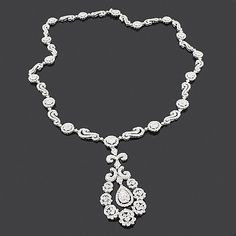 Item Code: 801612&#44 Diamond Flower Necklace, Women's Jewelry Sets, Luxurious Design, Diamond Flower, Women Diamond, Pretty Rings, Fine Jewelry Collection, Princess Cut Diamonds, Flower Necklace