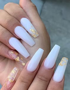 Light Pink Acrylic Nails, Acrylic Nail Designs Coffin, Grey Acrylic Nails, Acrylic Nails Stiletto, Pink Coffin, Gold Nail Designs