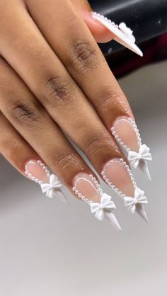 Stilleto Nails Designs, Milky Nails, Glamour Nails, Girly Acrylic Nails, Short Square Acrylic Nails, Acrylic Nails Coffin Pink, Pearl Nails