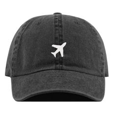 AIRPLANE Baseball Hat, Embroidered Dad Cap • Jet Travel Wanderlust Adventure • Unstructured Six Pane Embroidered Logo Snapback Hat For Travel, Travel Baseball Cap With Letter Print And Curved Brim, Curved Brim Baseball Cap With Letter Print For Travel, Casual Hats With Embroidered Logo For Travel, Casual Travel Hats With Embroidered Logo, Travel Baseball Cap With Embroidered Logo, Travel Baseball Cap With Letter Print, Black Cotton Hat For Travel, Black Cotton Travel Hat