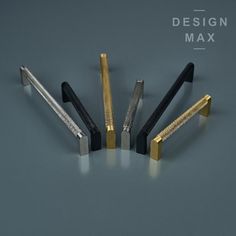 four different types of tools are shown in this image with the words design max above them