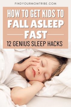 Sleep Hacks, Toddler Bedtime, Hyperactive Kids, Toddler Hacks, Sleeping Hacks, Kids Falling, Kids Feelings, Fall Asleep Fast, Parenting Mistakes