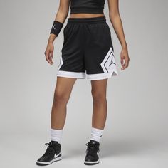 Lessons we all learned from MJ: hoop with your gold chains on, and make sure your gear is as strong as your crossover. Designed for sport as much as they are for style, these shorts feature a 6-inch inseam, breathable mesh with sweat-wicking tech, and a rollable waistband with an internal drawcord. Diamond Shorts, Jordan Shorts, Flip Flop Boots, Shorts Co Ord, Basketball Shorts, Maxi Dress Trend, Nike Dunk, Skirted Swimwear, Michael Jordan