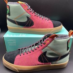 Nike Sb Zoom Blazer Mid Premium Acclimate Pack Dc8903-301 Men Size 11 Read. Brand New Condition. Never Worn. No Lid Please Look At All Pictures, The Last Picture Shoes A Scratch On The Toe Of The Shoes. 100% Authentic Men Size 11 Model #: Dc8903-301 Contact Us With Any Questions You May Have. We Offer Bundle Discount, Shipping Savings. Check Out Our Store! We Have Cool Clothing From Brands Nike, Jordan, Under Armour, Etc. We Also Have For Sale New Or Used Video Games. Make Sure To Follow Us For Urban Mid-top Custom Sneakers For Outdoor, Outdoor Skate Shoes With Abzorb Midsole And Round Toe, Nike Urban Custom Sneakers For Outdoor, Red Mid-top Sneakers For Outdoor, Red Mid-top Outdoor Sneakers, Green Casual Basketball Shoes For Outdoor, Casual Green Outdoor Basketball Shoes, Casual Red High-top Sneakers For Outdoor, Red Lace-up High-top Sneakers For Outdoor