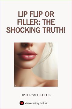 You’ve probably heard of lip flip and filler, but do you know the difference between them? These are two of the most popular lip enhancement procedures that use Botox or dermal fillers to create a more attractive lip shape. But which one is better for you? In this post, we break down the advantages and disadvantages of each and show you some before and after photos. Ready to get your dream lips? Mini Lip Plump Before And After, Different Types Of Lip Fillers, Lower Lip Filler, Lip Fillers Natural Look, Lips Before And After, Lip Filler After Care Instructions, Lip Flip Vs Filler, Lip Flip And Filler, Different Lip Filler Shapes