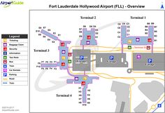 the airport map for fort laudale hollywood