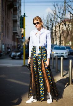 Veronika Heillbrunner Diy Vetement, Looks Street Style, Street Style Summer, Fall 2016, Upcycle Clothes, Street Styles, Fast Fashion, Milan Fashion Week