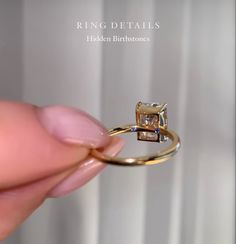 Birthstone Inside Engagement Ring, Dream Wedding Ring, Dream Wedding Decorations, Fancy Wedding Dresses, Engagement Inspo, Cute Engagement Rings, Future Engagement Rings, Dream Engagement, Diamond Ring Settings