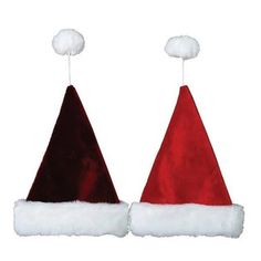 Ho Ho Ho! Dress up like one of Santa's helpers this Christmas in our Santa's Best Velvet Touch Santa Hat. This classic hat is great for bringing holiday cheer to those around you. 1 count package Available in Red or Burgundy Measures 17 inches Santa hat with white soft, silky faux fur cuff and pom Spot clean with mild detergent; do not wash Fits both adults and teenagers We cannot guarantee color preferences / quantities are available. However, please feel free to specify the color preference in Rope Garland, Rice Lights, Christmas Fragrance, Velvet Hat, Santa Helper, Winter Wood, Classic Hats, Stocking Holders, Christmas Costumes