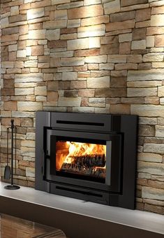 Enerzone Destination 2.3-I Wood Insert Modern Cast Iron Fireplace, Steel And Wood Fireplace Surround, High Efficiency Wood Fireplace Insert, Electric Fireplace Insert Brick, Chosen Cast, Hearth Pads, Refractory Brick, Wood Stove Cooking, Buck Stove