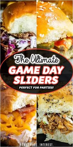 the ultimate game day sliders perfect for parties