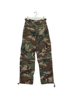 A cargo style wide leg trouser in maxi length. Camouflage color. Pocket details. Made in 100% cotton material. Model is in MINUSEY S. ✔️ Free worldwide express shipping over $100✔️ Loved by 6,500+ customers✔️ Limited edition collections, maximum styleStay ahead of the trend with can’t-find-anywhere-else staples. Your closet will thank you 💕 * MINUSEY S = EU 34, US 2* MINUSEY M = EU 36, US 4* 100% Cotton* Dry clean* Made in Korea - Model Height: 169cm/5'6" (US2, EU34) Combat Style Wide Leg Cargo Pants, Military Full Length Cargo Pants For Fall, Khaki Wide Leg Combat Cargo Pants, Military Style Full Length Cargo Pants For Fall, Fall Combat Wide Leg Pants, Utility Wide Leg Camouflage Pants, Fall Combat Wide Leg Cargo Pants, Military Style Straight Cargo Pants, Fall Military Full Length Cargo Pants