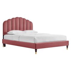 Modway Daisy Platform, Queen (U.S. Standard), Dusty Rose Twin Platform Bed Frame, California King Headboard, Full Headboard, Full Platform Bed, King Platform Bed, Twin Platform Bed, Twin Headboard, Queen Platform Bed, Padded Headboard