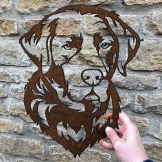 Shipping Weight:0.25; Net Weight:0.25; Listing Date:02/13/2023 Rusty Metal Garden Art, Dog Name Sign, Cow Wall Decor, Art Fer, Metal Sculptures Garden, Dog Garden, Pet Name, Metal Garden Art, Metal Wall Sculpture