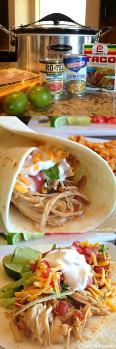 two burritos with shredded cheese and vegetables on them