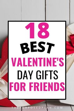 Best Valentine's Day gift ideas for friends - galentine's day gifts & Unique Valentine's gifts for friends they are going to love! Valentine Gifts For Best Friend Ideas, Adult Friend Valentine Gifts, Valentines Day Gifts For Best Friend Diy, Valentine's Gifts For Friends, Valentine Gifts Ideas For Friends, Best Friends Valentines Day Gifts, Valentines Gift For Guy Friend