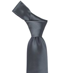 There's nothing like a perfect neutral tie. This pewter tie is gorgeous for formal occasions like weddings. In fact, many of our customers select this tie to offset the groom, while his groomsmen wear dusty blue, burgundy or mauve ties. There's really no wrong way to pair this dark gray color. It looks sleek with black and navy blue suits, and it certainly can be worn with a lighter gray suit as well. This tie is part of our premium collection, which we're confident you'll love. The material is Classic Gray Suit And Tie Accessories For Wedding, Gray Wedding Tie, Classic Gray Tie For Wedding, Gray Standard Tie For Formal Occasions, Elegant Gray Suit And Tie Accessories For Formal Occasions, Classic Gray Suit And Tie Accessories For Formal Events, Classic Gray Suit And Tie Accessories For Formal Occasions, Elegant Gray Business Tie, Classic Wedding Ties With Satin Finish