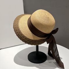 Foldable large brim anti-UV fashion sun hat - naotstore Trendy Wide Brim Sun Hat With Upf 50+, Trendy Wide Brim Sun Hat For Outdoor, Brown Spring Hats With Uv Protection, Brown Spring Hat With Uv Protection, Spring Brown Hat With Uv Protection, Brown Straw Hat With Uv Protection For Spring, Brown Summer Hat With Uv Protection, Summer Brown Hats With Uv Protection, Brown Hats With Uv Protection For Summer