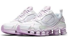 Nike Womens WMNS Shox TL Nova White Barely Grape CV3019-100 Nike Shox Tl, Streamer Dr, Kd Shoes, Air Max 180, Shoe Inspo, Nike Shox, Aesthetic Shoes, Pink Tone, Shoe Store