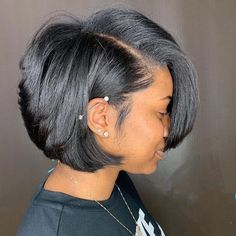 Bob Transformation, Relaxed Hairstyles, Pressed Natural Hair, Black Hair Short Cuts, Short Black Hair, Silk Press Natural Hair, Meagan Good