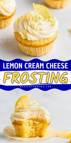 This Lemon Cream Cheese Frosting is the perfect company for your favorite baking ideas! This homemade frosting is fluffy and made with just four ingredients. Pin this easy-to-make sweet treat! Fresh Lemon Recipes, Easter Dessert Ideas, Lemon Breakfast, Easy Impressive Dessert, Fluffy Cream Cheese Frosting, Batch Recipes, Cheese Frosting Recipe, Lemon Cream Cheese Frosting