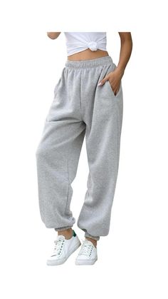 So comfortable! So many colors to choose from! Casual Lounge Wear, High Waisted Sweatpants, Girl Sweatpants, Sporty Pants, Lounge Pants Womens, Baggy Sweatpants, Comfy Sweatpants, Yoga Pants With Pockets, Legging Sport