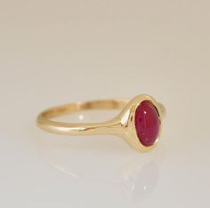 Ruby Ring Designs, Unconventional Engagement Rings, Colored Rings, 14k Gold Ruby Ring, Stone Ring Design, Gold Ruby Ring, Expensive Items, Unique Gold Rings, Rings Ideas