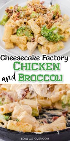 the cheesecake factory chicken and broccoli casserole is ready to be eaten