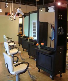 the salon is clean and ready to be used for customers in their home or business