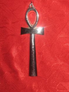 "You are looking at a new high polished large silver plated Ankh.It measures 75mm or 3\" tall by 25mm or 1\" wide.It weighs about 20 grams.An ankh is the Egyptian sign of life.Great for a necklace or to wear by itself.It comes with a free 24\" cord no clasp.We can have more made." Egyptian Ankh, Ankh Cross, Triple Moon Goddess, Cool Piercings, Moon Charm, Valentine Day Love, Cross Pendant Necklace, Cute Jewelry, Cross Pendant