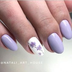 Blossom Nails, Lilac Blossom, Purple Nail Designs, Diva Nails, Purple Nail, Best Nail Art Designs