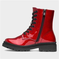 Shoe Zone, Glitter Boots, Boot Style, Red Glitter, The High, Lady In Red, Glitter, Boots, Red