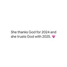 the text says, she thinks god for 2012 and she trusts god with 2055