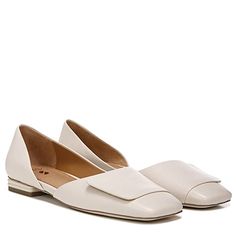 Franco Sarto Tracy Shoes Cream, Pretty Flats, Dressy Flats, Cream Shoes, Brown Flats, Franco Sarto Shoes, Black Leather Shoes, Leather Ballet Flats, Franco Sarto