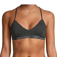 Calvin Klein New Without Tags Razorback Sports Bra Or Bra Top Heather Gray Size Small Supportive Calvin Klein Activewear For Workout, Calvin Klein Casual Activewear For Gym, Calvin Klein Athleisure Tops For Sports, Calvin Klein Sporty Activewear For Gym, Sporty Calvin Klein Tops For Sports, Calvin Klein Sporty Activewear With Medium Support, Calvin Klein Stretch Activewear For Yoga, Calvin Klein Medium Support Sports Bra For Workout, Calvin Klein Black Activewear For Workout