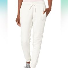 Size: Small Color: Off White Melange/White Condition: Nwt Inseam: 30” Cotton Activewear With Three Stripes In Relaxed Fit, Spring Adidas Cotton Activewear, Adidas Cotton Sweatpants For Spring, White Spring Activewear With Three Stripes Branding, White Activewear For Spring, White Sportswear Pants With Three Stripes Branding, White Sweatpants With Three Stripes For Sports, Adidas White Sportswear Bottoms, Adidas White Activewear With Three Stripes