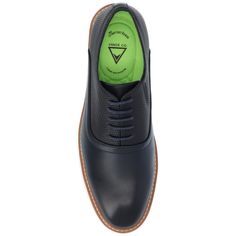 The Weber oxford from Vance Co. is as perfect for work as it is for the weekend. Their lightweight EVA outsole lace-up closure and vegan leather will give you the perfect fit. The 12 mm Tru Comfort Foam� massaging insole cushioned tongue and elastic gusset will keep your feet comfortable all day. Plain Toe Oxfords With Laces For Workwear, Oxfords With Branded Insole For Workwear, Fitted Casual Lace-up Shoes For Work, Synthetic Brogue Dress Shoes For Work, Spring Oxfords With Laces For Workwear, Spring Oxford Shoes With Laces For Work, Casual Fitted Oxfords For Work, Lace-up Synthetic Oxfords For Work, Synthetic Lace-up Oxfords For Work