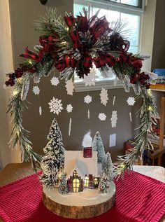 I used a glue gun to create this project Christmas Hoop Centerpiece, Dollar Tree Christmas Centerpieces Diy, Christmas Bazaar Crafts, Christmas Decorations Centerpiece, Christmas Centers, Christmas Candle Decorations, Christmas Tree Decorations Diy, Christmas Centerpieces Diy, Country Christmas Decorations