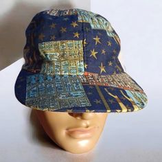 Vintage Egyptian Themed Baseball Cap 80s Very Rare Had Elastic Back To Fit Most Heads 1980s Era Vintage New Condition Has Egyptian Theme Colorful Eye Catching Design Very Unique Vintage Janno Brand #Egyptianhat #1980sbaseballcap #Rarehat #Egyptian Blue Vintage Baseball Cap With Curved Brim, Vintage Blue Baseball Cap With Curved Brim, Vintage Blue Snapback Hat With Flat Bill, Vintage Blue Flat Brim Baseball Cap, Vintage Blue Snapback Hat With Flat Brim, Vintage Blue Hat With Flat Brim, Vintage Blue Snapback Cap, Vintage Blue Snapback Baseball Cap, Vintage Blue Snapback Hat