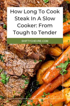 how long to cook steak in a slow cooker from tough to tender and delicious