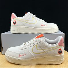 Nike Air Force 1 '07 Peace Rock N Roll Size 10 White Dq7656-100 >Brand New Never Worn And In Amazing Condition, Comes With Box! (Missing Lid) No Rips/Tears/Stains Anywhere On The Shoes. If You Have Any Questions Please Message Me And I’ll Get Back To You As Quickly As Possible. >If You Like This Pair Of Shoes You May Like Some Of My Other Pairs As Well, I Have Over 1,000 Pairs To Choose From I Give Discounts On All Bundles Urban Style White Nike Air Force 1, Nike Air Force 1 White With Gum Sole, White Mid-top Nike Air Force 1 With Branded Insole, Urban Style White Low-top Nike Air Force 1, White Synthetic Basketball Shoes With Gum Sole, Urban White Custom Synthetic Sneakers, Urban Style White Custom Synthetic Sneakers, Nike Air Force 1 White With Cushioned Footbed, White Nike Air Force 1 Mid-top Synthetic