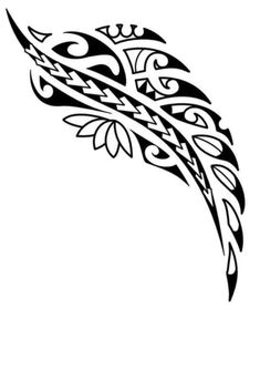 a black and white drawing of a bird's tail with intricate designs on it