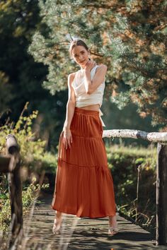 Silk Maxi Skirt Mulberry Long Rust Boho Silk Skirt Silk Flowy Long Summer Skirt Evening Cocktail Party Skirt Orange Maxi Day Skirt - Etsy Spring Long Maxi Skirt, Summer Maxi Skirt With Gathered Detail, Summer Voluminous Wide-leg Maxi Skirt, Summer Pleated Maxi Dress, Spring Maxi Length Gathered Skirt, Chic Gathered Maxi Skirt For Summer, Summer Maxi Dress With Voluminous Flared Skirt, Summer Maxi Dress With Ruffled Skirt, Flowy Gathered Maxi Skirt For Summer