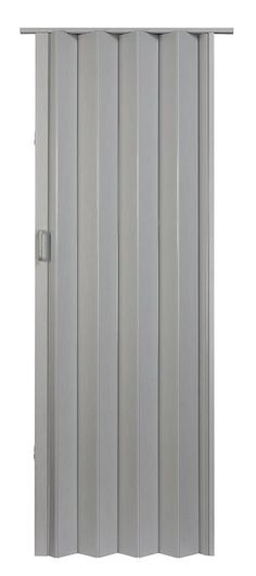 an aluminum steel door on a white background