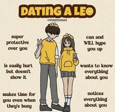 an image of a man and woman standing next to each other with the words dating aeo