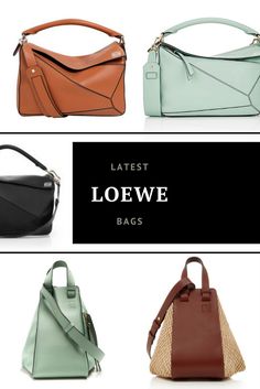 Loewe Puzzle bag and Hammock bag | Latest Luxury quality Leather styles @TheCurateCollab Gifts For Entrepreneurs, Korean Grunge, Loewe Puzzle Bag, Hammock Bag, Loewe Puzzle, Puzzle Bag, Closet Accessories, Rock Outfits, Summer Inspo