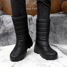 Inner Material:PUUpper Material:PUSole Material:RubberInsole Material:ClothClosure Type:Slip OnBoot Height:BootsPattern:Solid colorApplicable People:Universal,MaleItem ID:QK229242 table { width: 100%; border-collapse: collapse; margin: 20px 0; } table, th, td { border: 1px solid black; } th, td { padding: 8px; text-align: center; } th { background-color: #f2f2f2; } Size Chart Women's Clothing Size Chart T-shirts/Shirts/Jackets/dress Size Bust (cm) US Size EU Size CN Size XS 81-84 2-4 34-36 160/80A S 86-89 6-8 38-40 165/84A M 91-94 10-12 42-44 170/88A L 99-104 14-16 46-48 175/92A XL 109-116 18-20 50-52 180/96A XXL 121-128 22-24 54-56 185/104A 3XL 134-139 26-28 58-60 190/108A 4XL 144-149 30-32 62-64 195/112A 5XL 154-159 34-36 66-68 200/116A Pants Size Waist (cm) US Size EU Size CN Size XS 61 Winter Boots Men Snow, Boots Patterns, Mens Snow Boots, Slip On Boots, Winter Snow Boots, Womens Clothing Sizes, Clothing Size Chart, Men Winter, Winter Snow