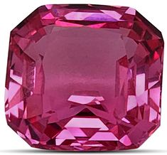 Associated to royalty and luxury, this pink, heated Sapphire has an enduring splendor. At 2.09 carats, this gem measures 7.15 x 7.00 x 4.06 mm with its octagonal cut that adds to the sapphires magical aura. Just the right size for an engagement ring the sapphires vivid color will do the talking. Classic Pink Gemstones For Formal Occasions, Pink Gemstones With Prong Setting For Formal Occasions, Formal Gia Certified Pink Gemstones, Elegant Pink Ruby Gemstones, Classic Pink Gemstones For Gifts, Ruby Jewel, Rocks And Gems, Pink Sapphire, Diamond Gemstone