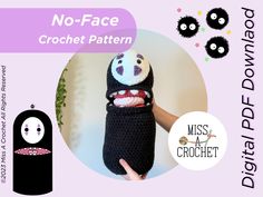 there is a crochet pattern for a stuffed animal that looks like a monster